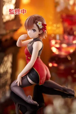 A Certain Scientific Railgun - Mikoto Misaka Figur / Desktop Cute Figure - Chinese Dress: Taito