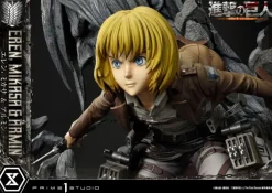 Attack on Titan - Eren, Mikasa, & Armin Statue / Ultimate Premium Masterline: Prime 1 Studio