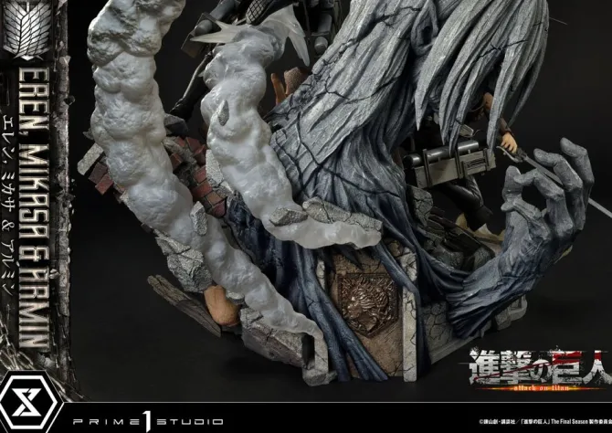 Attack on Titan - Eren, Mikasa, & Armin Statue / Ultimate Premium Masterline: Prime 1 Studio