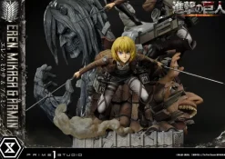 Attack on Titan - Eren, Mikasa, & Armin Statue / Ultimate Premium Masterline: Prime 1 Studio