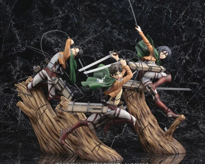 Attack on Titan - Levi Ackermann Statue / ARTFXJ / Renewal Version: Kotobukiya