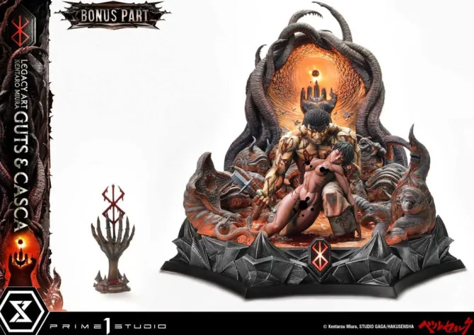 AUF ANFRAGE - Berserk - Guts & Casca Statue /Ultimate Legacy Art Kentaro Miura Bonus Version: Prime