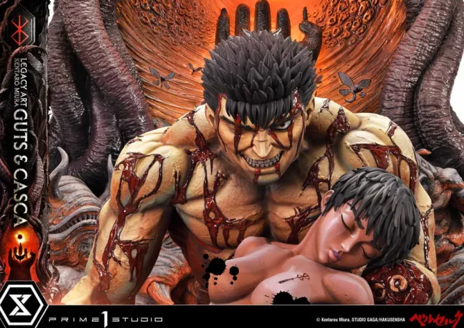 AUF ANFRAGE - Berserk - Guts & Casca Statue /Ultimate Legacy Art Kentaro Miura Bonus Version: Prime