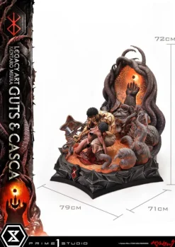 AUF ANFRAGE - Berserk - Guts & Casca Statue /Ultimate Legacy Art Kentaro Miura Bonus Version: Prime