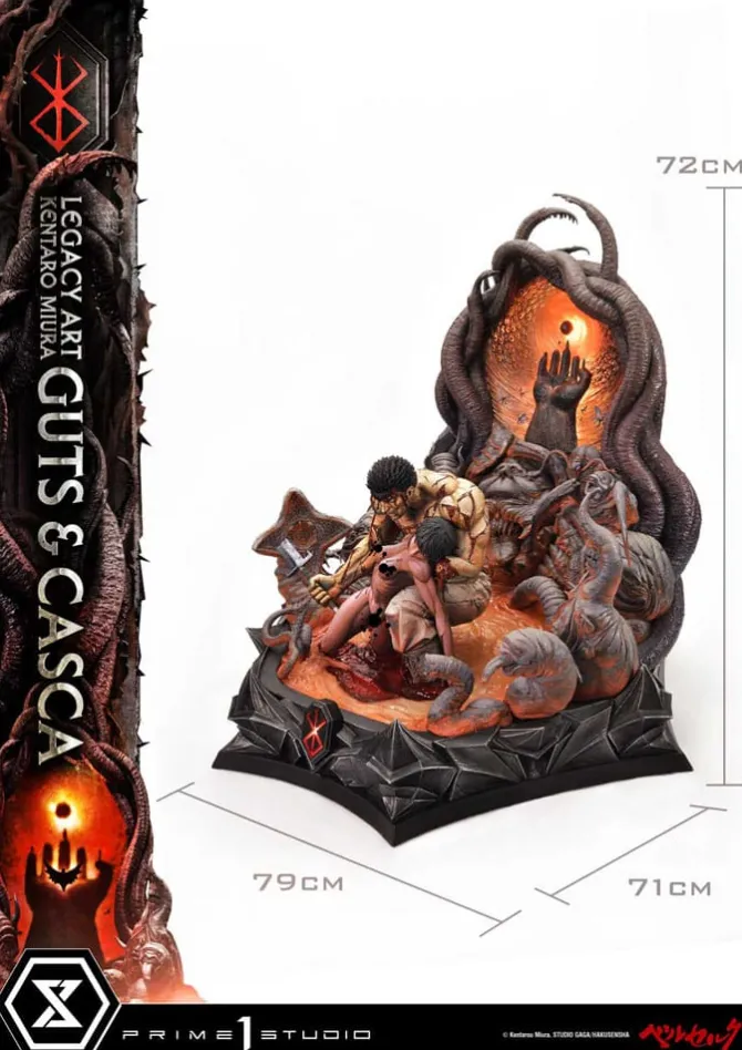 AUF ANFRAGE - Berserk - Guts & Casca Statue /Ultimate Legacy Art Kentaro Miura Bonus Version: Prime