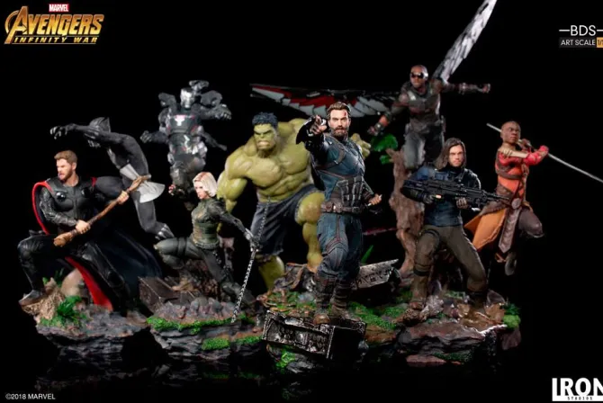 Avengers Infinity War - Black Widow Statue: Iron Studios