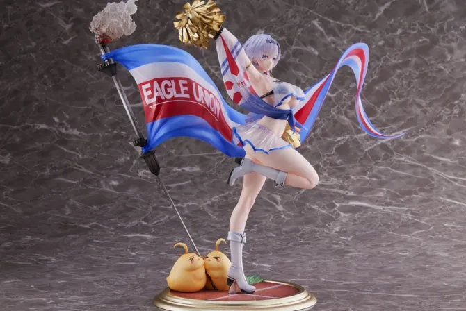 Azur Lane - Lane Reno Statue / Biggest Little Cheerleader Limited Edition: Golden Head