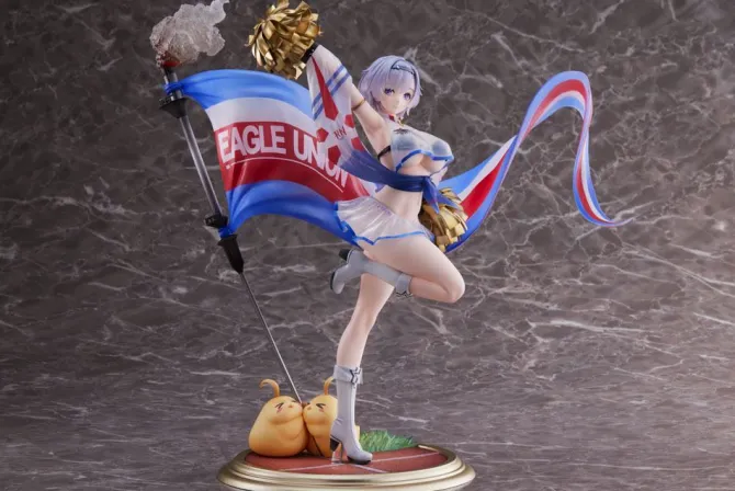 Azur Lane - Lane Reno Statue / Biggest Little Cheerleader Limited Edition: Golden Head