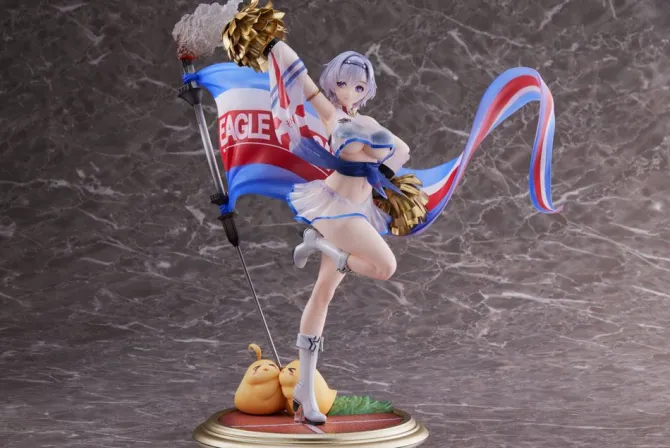Azur Lane - Lane Reno Statue / Biggest Little Cheerleader Limited Edition: Golden Head