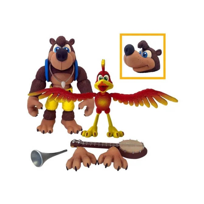 Banjo-Kazooie - Banjo & Kazooie Actionfiguren Doppelpack: Premium DNA Toys