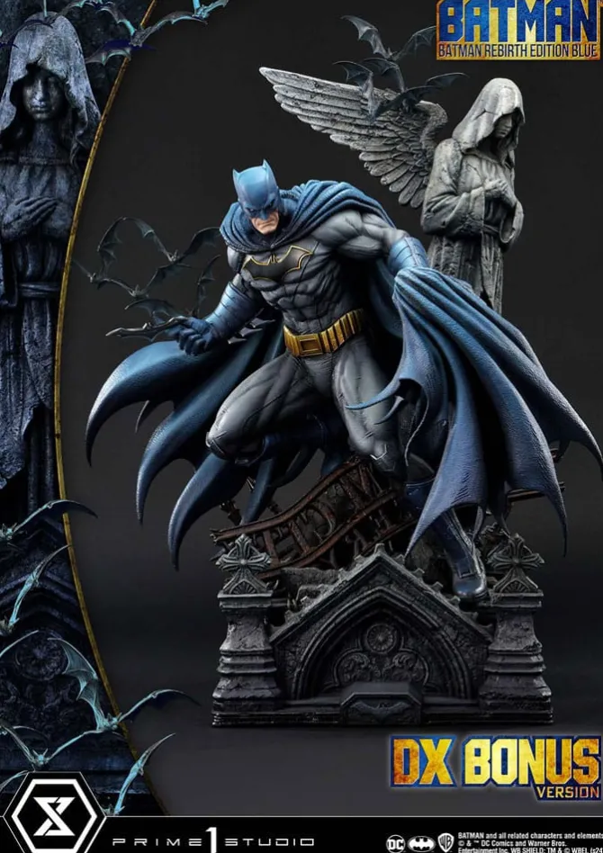 Batman - Batman Statue / Ultimate Premium Masterline Series - Rebirth Edition Blue Deluxe Bonus Vers
