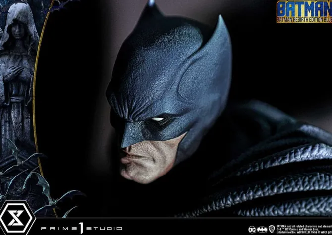 Batman - Batman Statue / Ultimate Premium Masterline Series - Rebirth Edition Blue Deluxe Bonus Vers