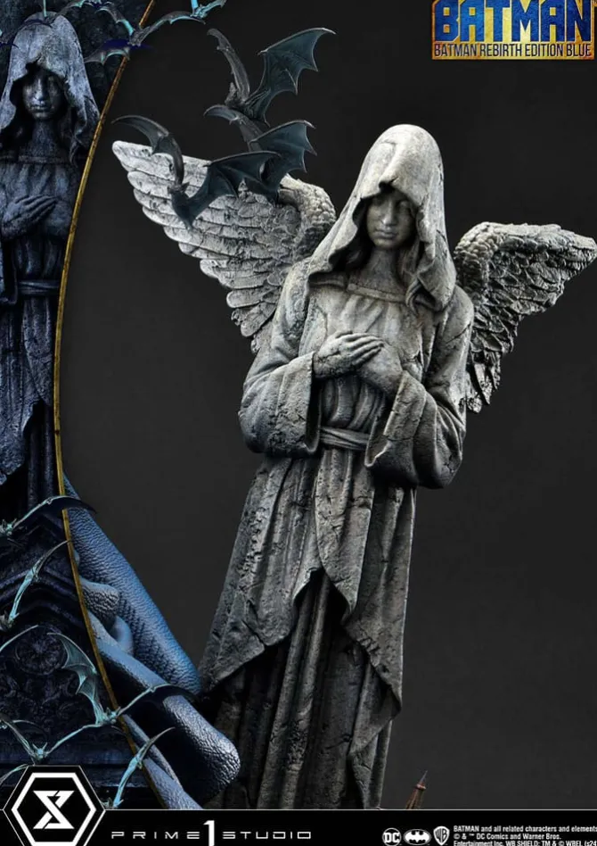 Batman - Batman Statue / Ultimate Premium Masterline Series - Rebirth Edition Blue Deluxe Bonus Vers