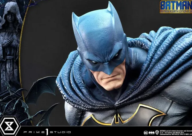 Batman - Batman Statue / Ultimate Premium Masterline Series - Rebirth Edition Blue Deluxe Bonus Vers