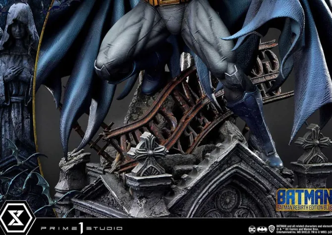 Batman - Batman Statue / Ultimate Premium Masterline Series - Rebirth Edition Blue Deluxe Bonus Vers