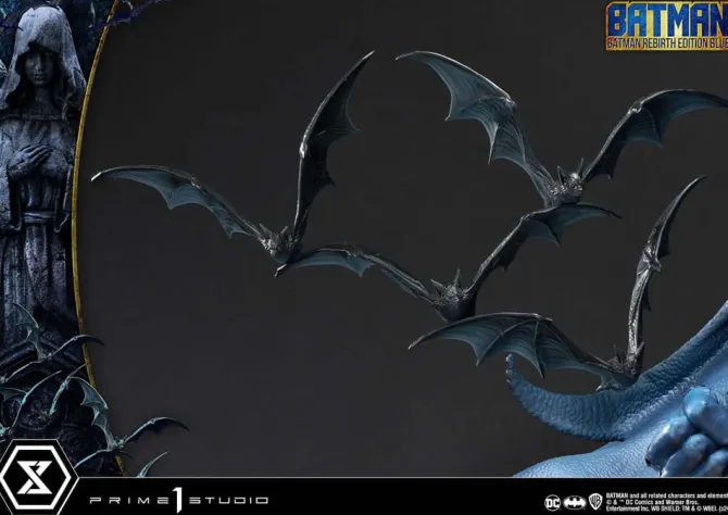 Batman - Batman Statue / Ultimate Premium Masterline Series - Rebirth Edition Blue Deluxe Bonus Vers