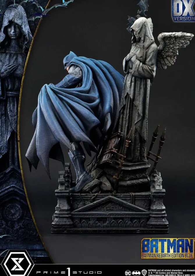 Batman - Batman Statue / Ultimate Premium Masterline Series - Rebirth Edition Blue Deluxe Bonus Vers