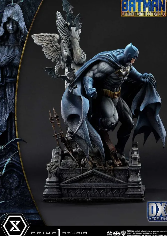 Batman - Batman Statue / Ultimate Premium Masterline Series - Rebirth Edition Blue Deluxe Bonus Vers