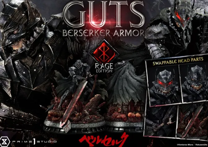 Berserk - Guts Statue - Berserker Armor Version / Rage Edition: Prime 1 Studio