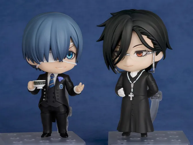 Black Butler: - Ciel Phantomhive Nendoroid / Boarding School Arc - Sapphire Owl Ver.: Orange Rouge