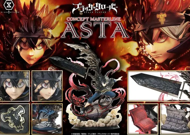 Black Clover - Asta Statue / Concept Masterline Series - Exclusive Ver.: Prime 1 Studio