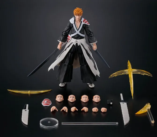 Bleach: Thousand-Year Blood War - Ichigo Kurosaki Actionfigur / S.H. Figuarts - Dual Zangetsu: Tamas