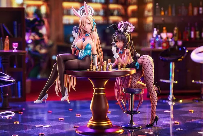 Blue Archive - Karin Kakudate Statue / (Bunny Girl) Game Playing Ver.: Good Smile Company