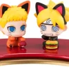 Boruto - Sammelfiguren 2er-Pack / Petit Chara Land - Oyako Manekineko Dattebasa!: MegaHouse