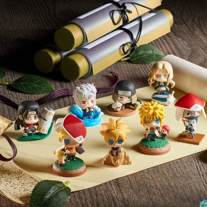 Boruto Naruto Next Generation - Minifiguren 8-er Set - Petit Chara Land / Boruto & Hokage: MegaH