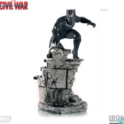 Captain America Civil War - Black Panther Statue: Iron Studios