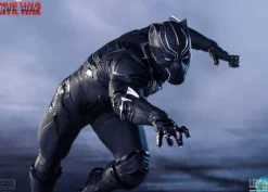 Captain America Civil War - Black Panther Statue: Iron Studios
