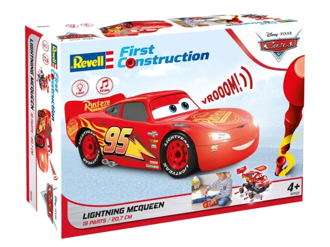 Cars Disney - Lightning McQueen Bauset / First Construction: Revell