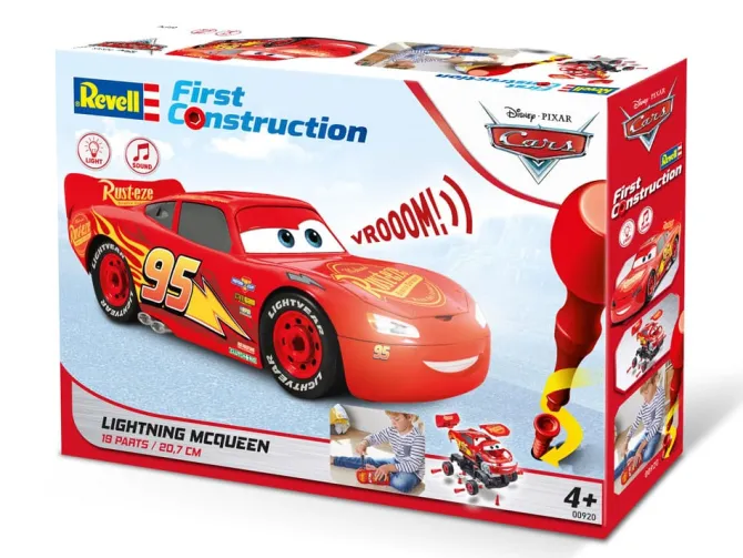 Cars Disney - Lightning McQueen Bauset / First Construction: Revell
