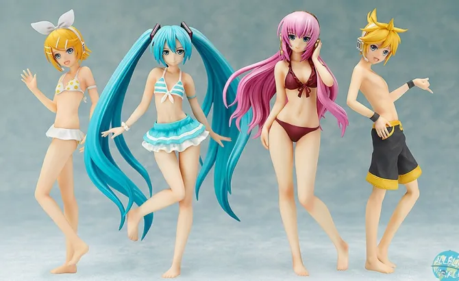 Character Vocal Series 02 - Kagamine Rin Statue - S-style / Swimsuit Version: FREEing