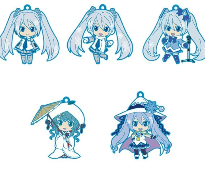 Character Vocal Series 01 - Hatsune Miku Nendoroid Schlüsselanhänger / 5er-Pack: Good Smile Company