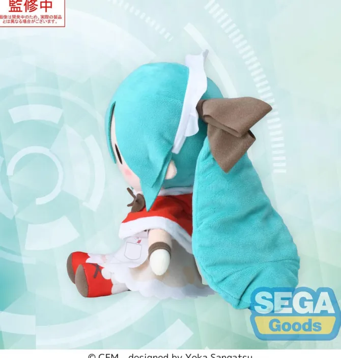 Character Vocal Series 01: - Hatsune Miku Plüschfigur / Fuwa Petit - Christmas 2025: Sega