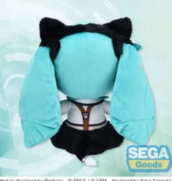 Character Vocal Series 01: - Hatsune Miku Plüschfigur / Fuwa Petit - Kitty Cat LL: Sega