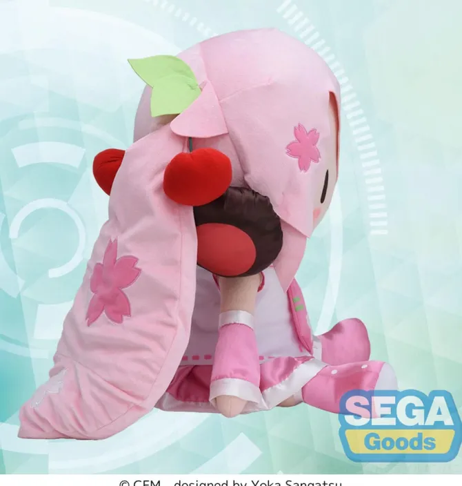 Character Vocal Series 01: - Sakura Miku Plüschfigur / Fuwa Petit - Dodeka Jumbo: Sega
