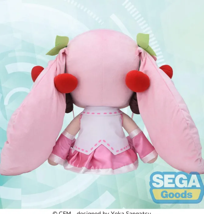 Character Vocal Series 01: - Sakura Miku Plüschfigur / Fuwa Petit - Dodeka Jumbo: Sega