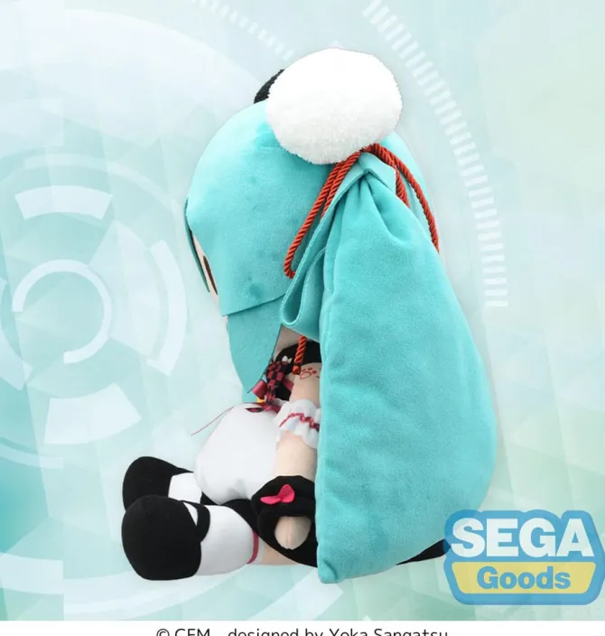 Character Vocal Series 01: - Hatsune Miku Plüschfigur / Fuwa Petit - Panda Bun LL: Sega-