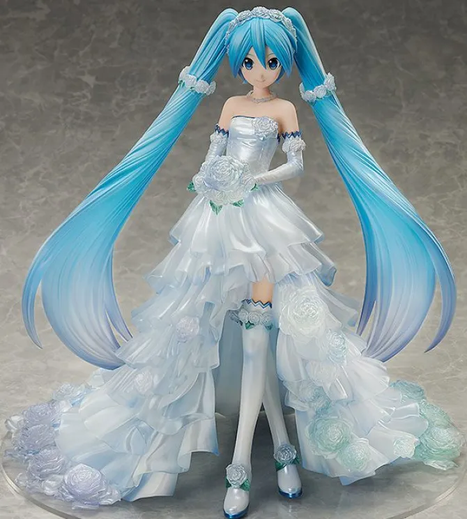 Character Vocal Series 01 - Hatsune Miku Statue / Wedding Dress Version: FREEing