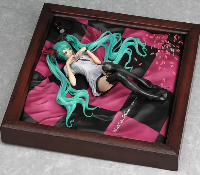 Character Vocal Series - Hatsune Miku Statue / World is Mine Brown Frame: Good Smile Company