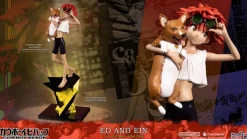 Cowboy Bebop - Ed & Ein Statue: First 4 Figures