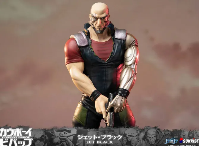 Cowboy Bebop - Jet Black Statue: First 4 Figures