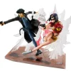 Cowboy Bebop - Spiegel & Faye Statue - 1st GIG: MegaHouse