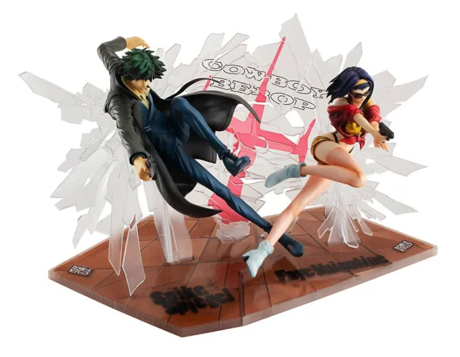 Cowboy Bebop - Spiegel & Faye Statue - 1st GIG: MegaHouse