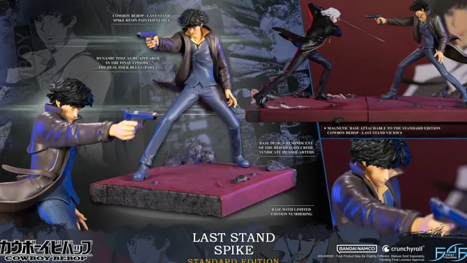 Cowboy Bebop - Spike Statue / Last Stand: First 4 Figures