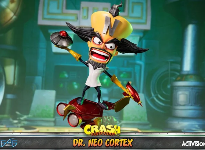 Crash Bandicoot 3 - Dr. Neo Cortex Statue: First 4 Figures