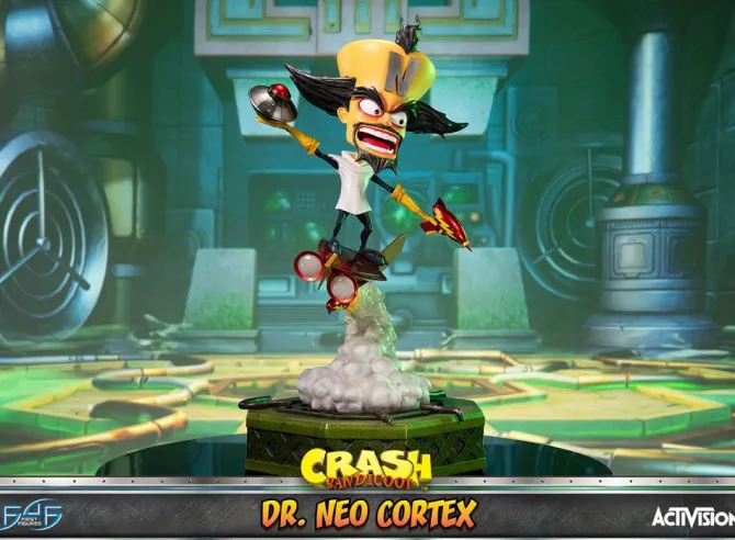 Crash Bandicoot 3 - Dr. Neo Cortex Statue: First 4 Figures