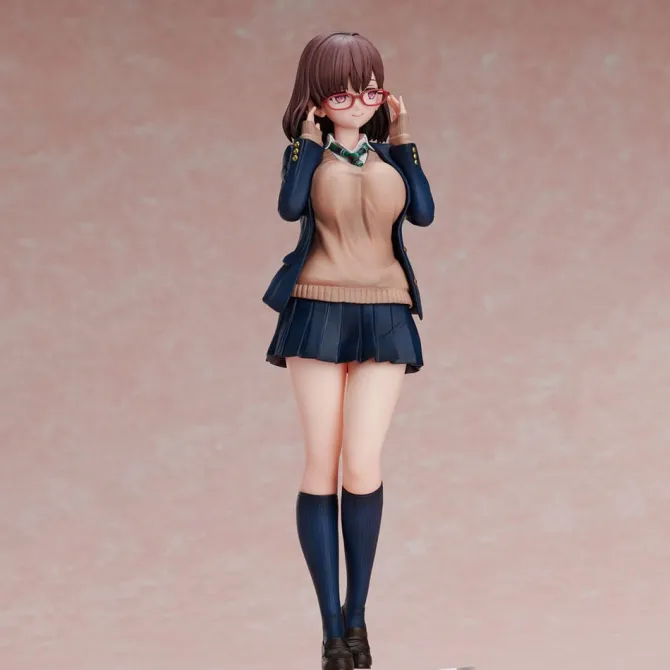 Daiki Kase Illustration - JK-San with Glasses Statue: Union Creative